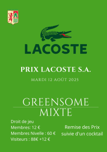 2025 PRIX LACOSTE