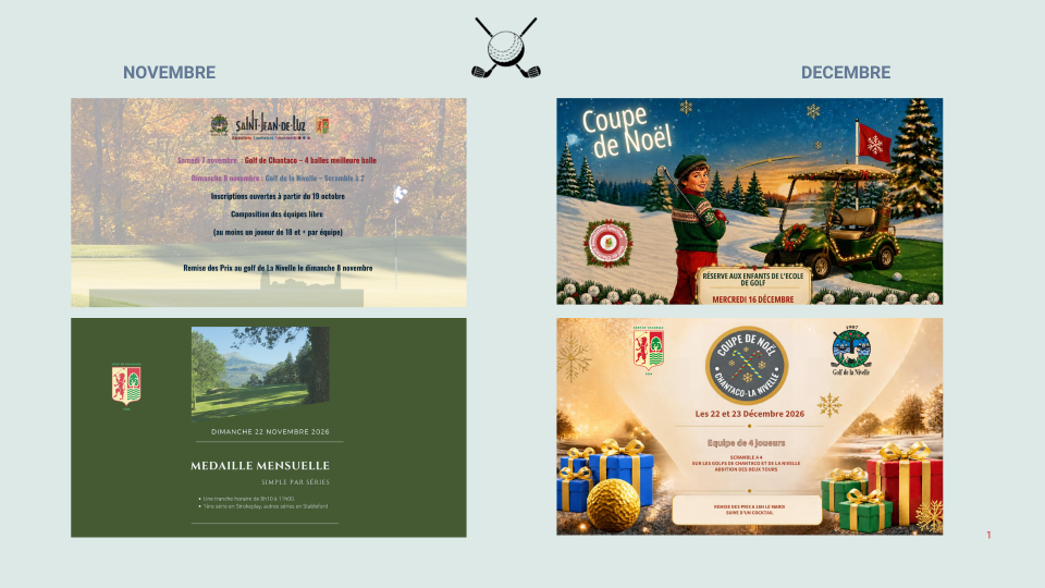 Prochaines Compétitions