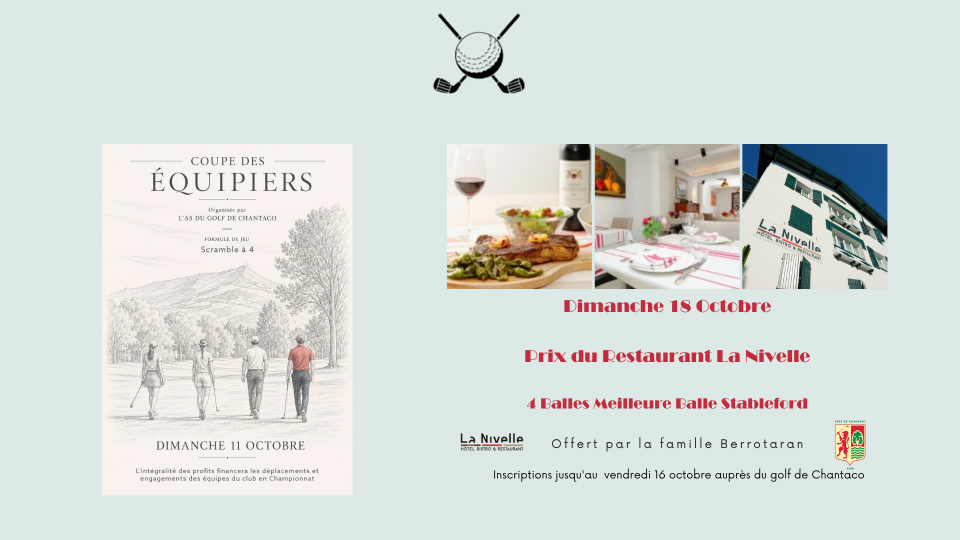 Prochaines COMPÉTITIONS