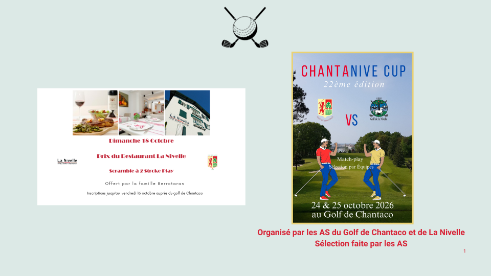 Prochaines Compétitions